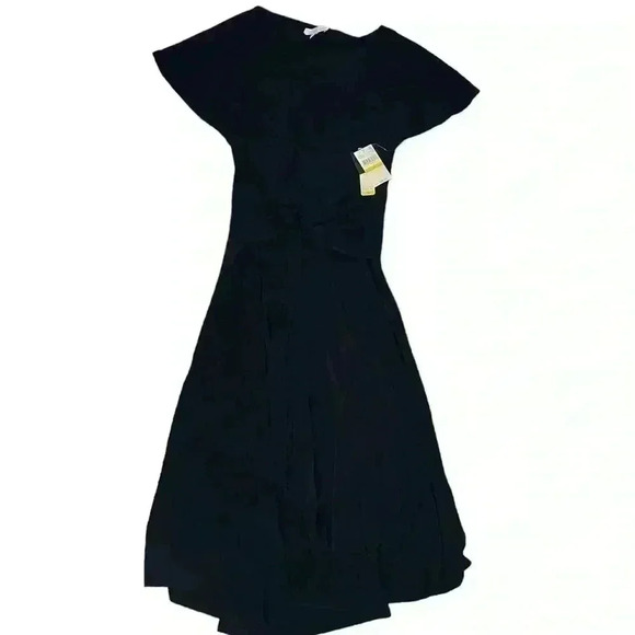 Signature by Robbie Bee NWT Midi Navy Blue Dress Size Medium - Picture 9 of 10